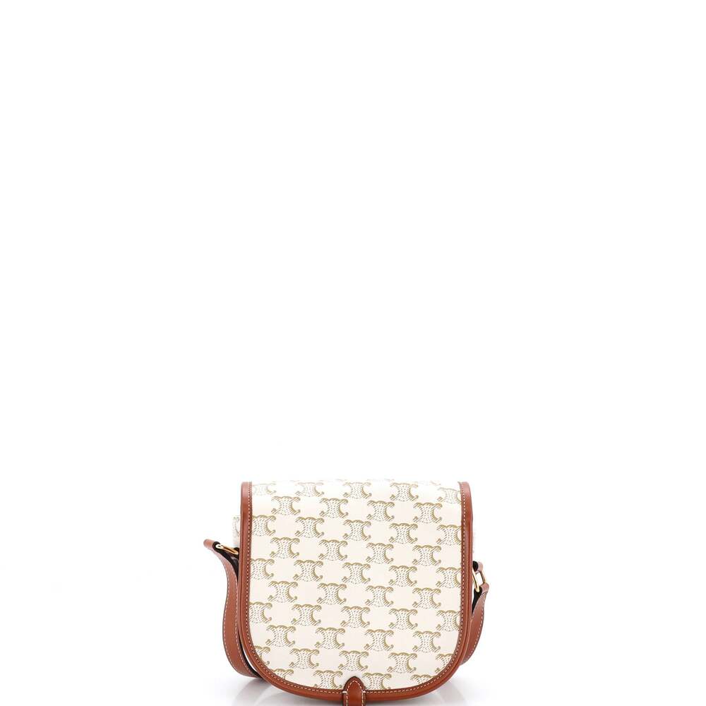 Celine Folco Bag Triomphe Coated Canvas #241829C16B - Picture 3 of 6